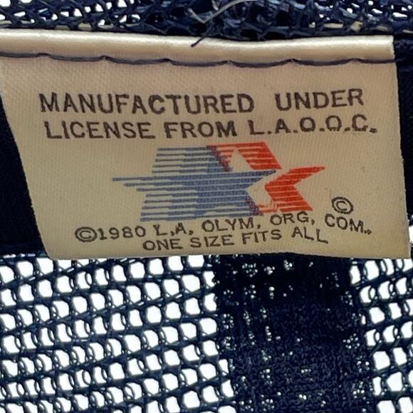 Vintage 1984 Olympic Trucker Hat Snap Back - Picture 5 of 6